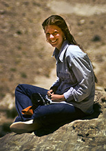 Jessica at Petra in the Red Sea